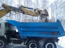 Вывоз грунта.